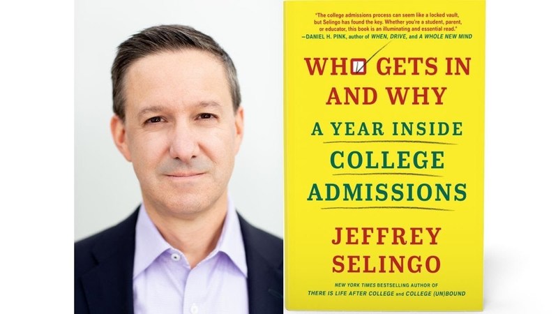 Jeffery Selingo and cover of his book